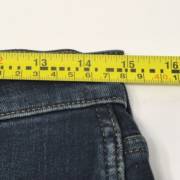 Madewell Roadtripper Stovepipe Jeans Women's Size 27 Petite Blue Stretch Denim - Picture 9 of 13